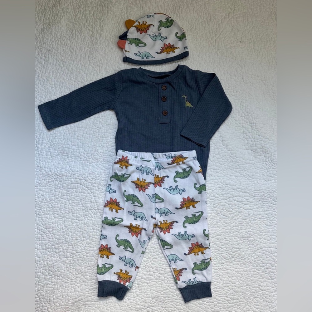 Baby Boy Cute Dinosaur Set